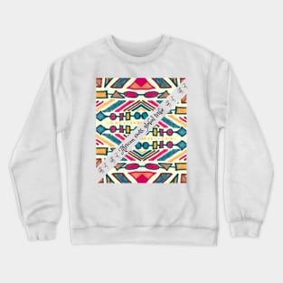 African roots, global tribe, African tribal Crewneck Sweatshirt